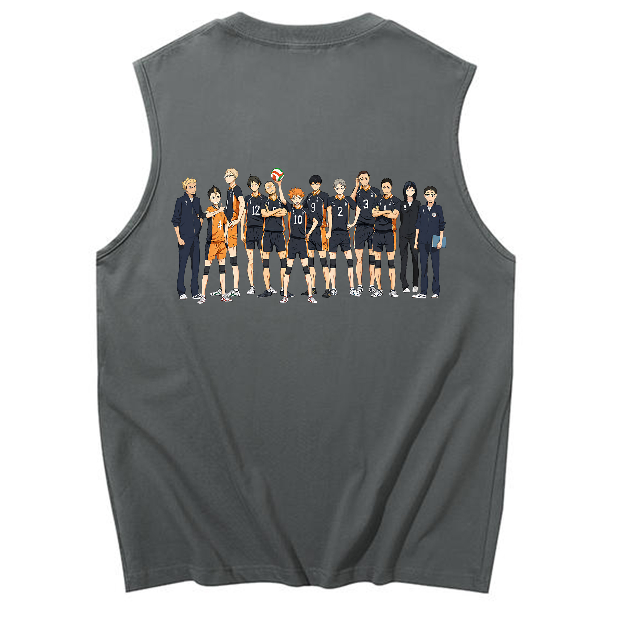 （画像用） ハイキュー!! Haikyu!! コットン100％タンクトップ（背面プリント）